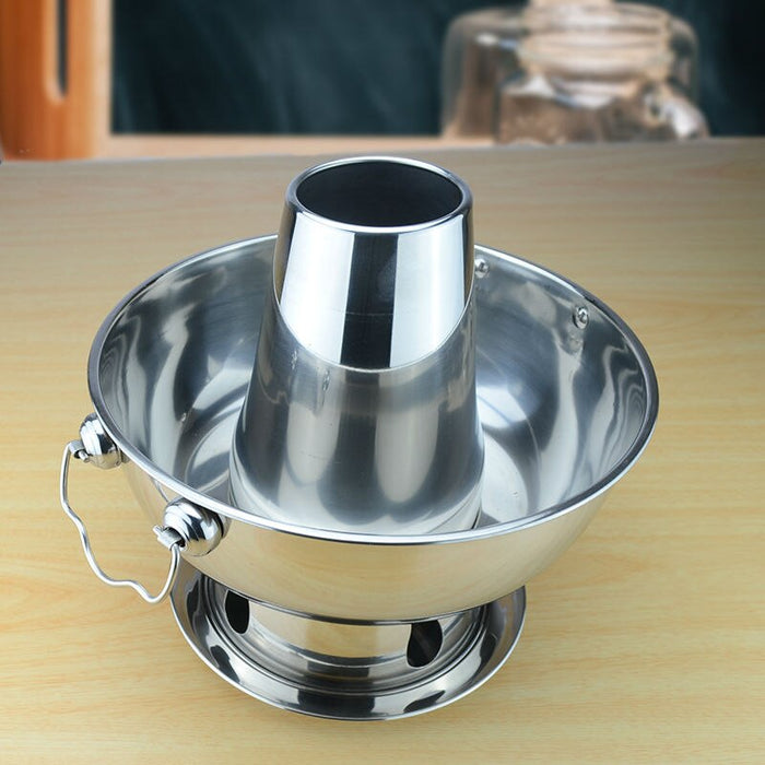 1,8 Liter hochwertiger Edelstahl-Eintopf, chinesisches Lamm-Fondue