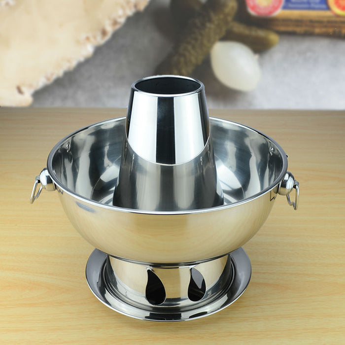 1,8 Liter hochwertiger Edelstahl-Eintopf, chinesisches Lamm-Fondue
