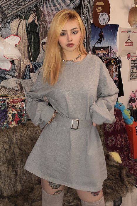 Langärmeliges Kleid qiu dong kleine Person trägt Wochenende
