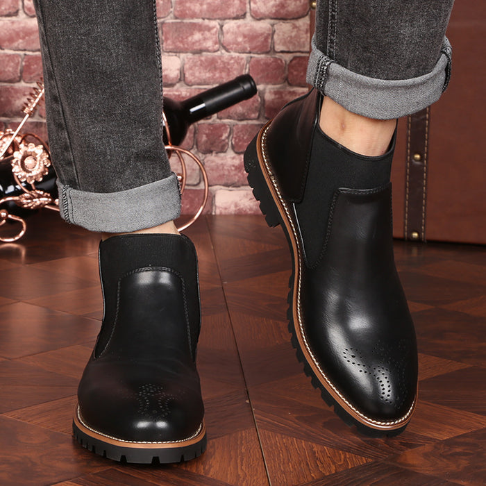 Brock Lederstiefel Männer Schuhe Männer Martin Stiefel