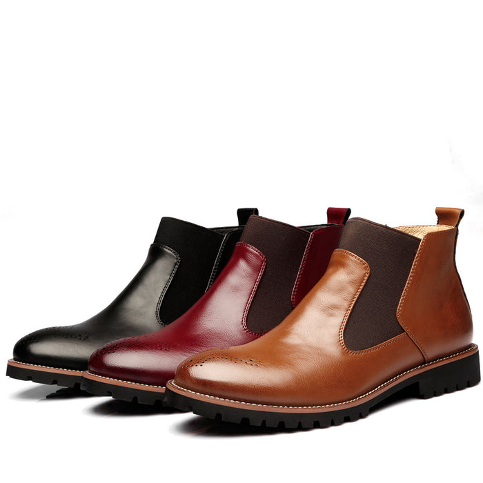Brock Lederstiefel Männer Schuhe Männer Martin Stiefel