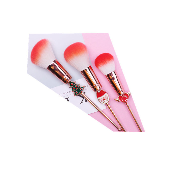 Weihnachten Elch Make-up Pinsel Set Pinsel