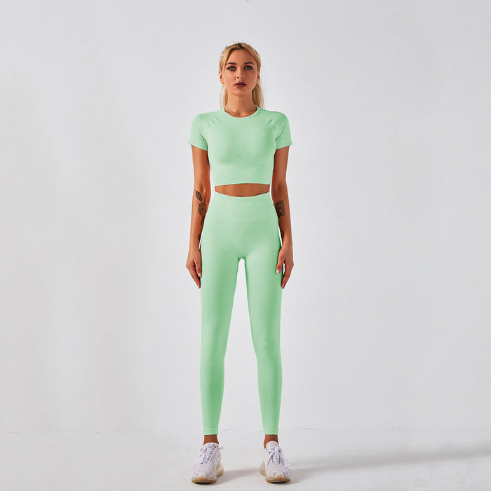 Women fitness active gym seamless botee yoga set