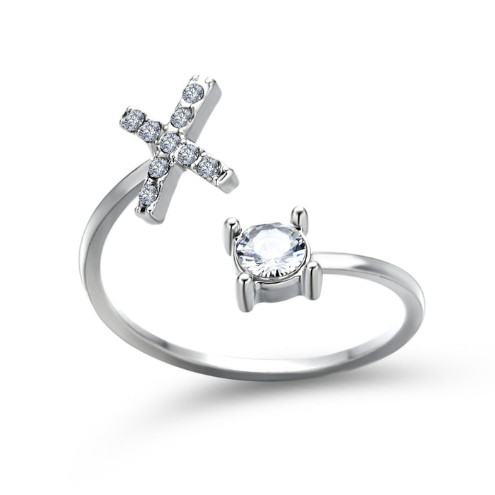 Neue Design Einstellbare 26 Initial Brief Ring Mode Schmuck Für Frauen Einfache Elegante Schmuck
