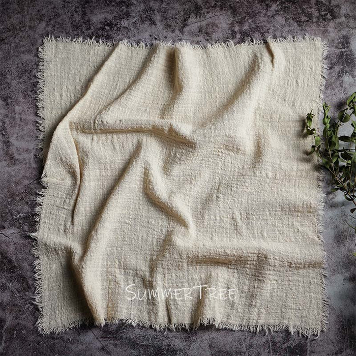 12 Stück Servietten Baumwollgaze 41 cm Serviette Musselin Geschirrtücher Abendessen Retro