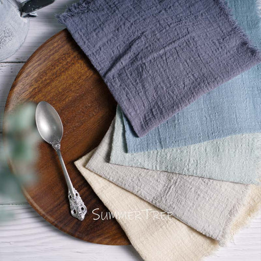 12 Stück Servietten Baumwollgaze 41 cm Serviette Musselin Geschirrtücher Abendessen Retro