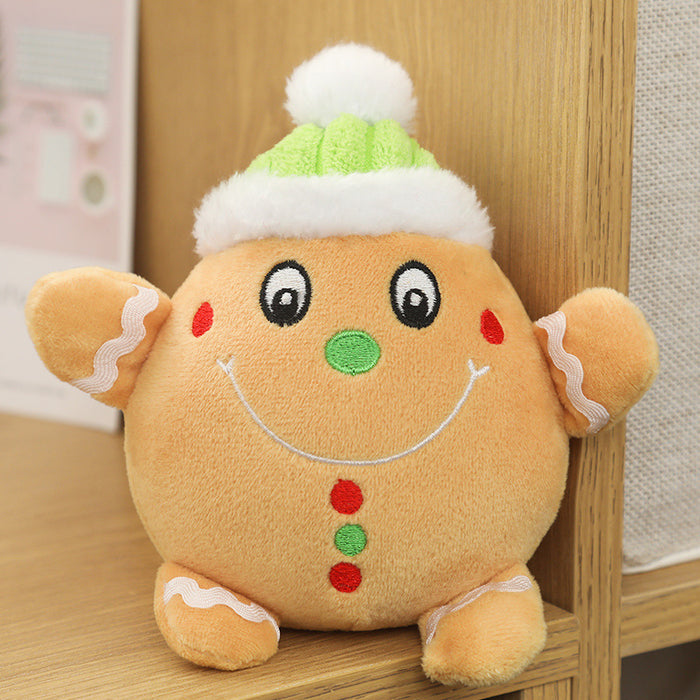 Plush Christmas dog toy with BB