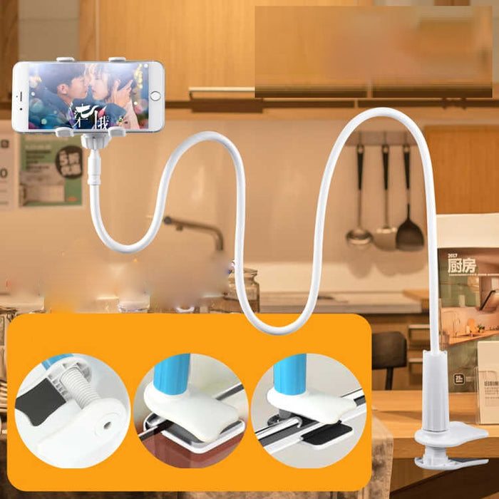 Mobile Phone Holder Lazy Mobile Phone Holder Bedside Spiral Mobile Phone Clip Lazy Holder Multi-Functional