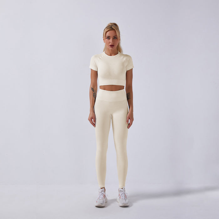 Women fitness active gym seamless botee yoga set