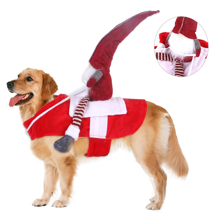 Haustier Weihnachten Reiten Transformation Kostüm Haustier Produkte Kostüme Cosplay