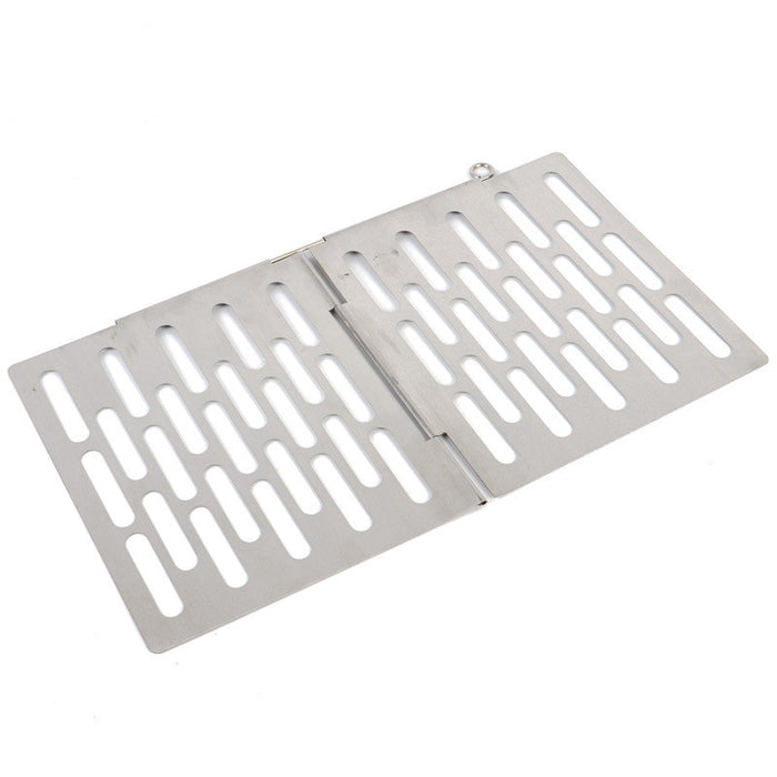 Picknick im Freien Einfacher tragbarer Mini-Barbecue-Grill Grillplatte Edelstahl-Klappgrill Grill Grill