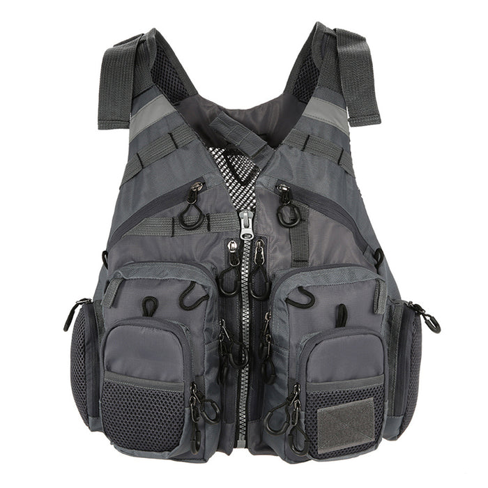 Angeln Outdoor Sport Fliegen Männer Atemschutzjacke Sicherheitsweste Überlebensweste Utility Vest