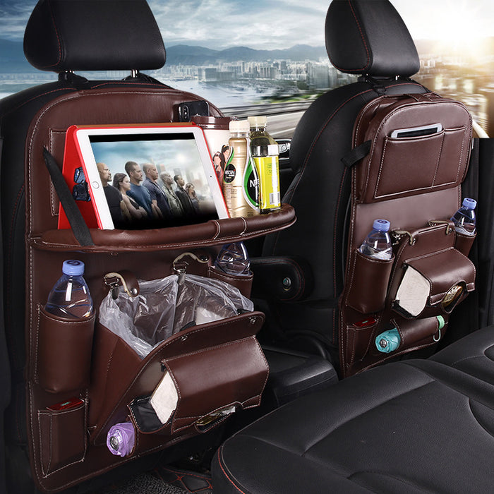 Pad Bag Organizer Tray Car Seat Car Trash Can Car Accessories Foldable Table Travel