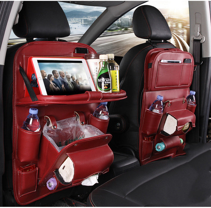 Pad Bag Organizer Tray Car Seat Car Trash Can Car Accessories Foldable Table Travel