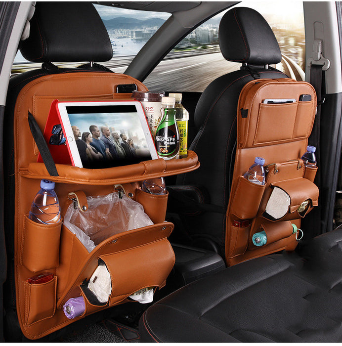 Pad Bag Organizer Tray Car Seat Car Trash Can Car Accessories Foldable Table Travel