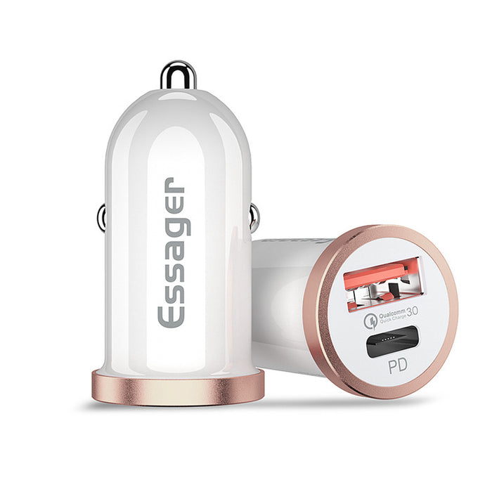 Mini Autoladegerät Qc3.0 Ladegerät Pd Autoladegerät Smart Charger Typ-C Autoladegerät KopfMini Autoladegerät Qc3.0 Ladegerät Pd Autoladegerät Smart Charger Typ-C Autoladegerät Kopf
