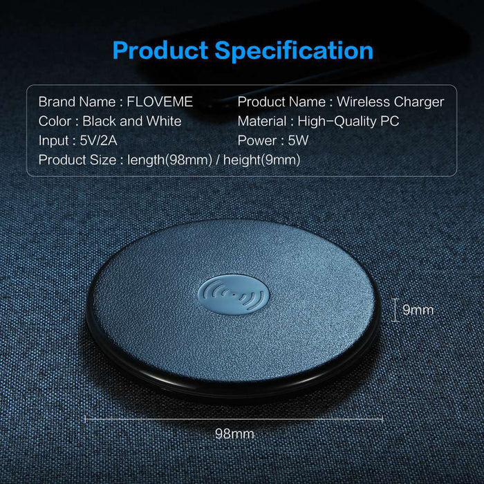 Desktop Simple Wireless Charging Handy-Ladegerät Ultra-leicht und tragbar