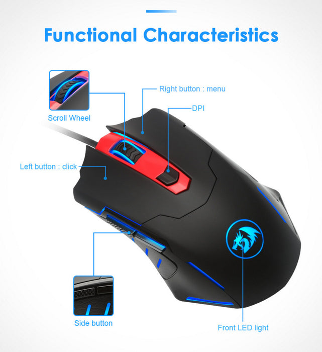 M705USB Kabelgebundene Gaming-Maus für Desktop- und Laptop-Computer