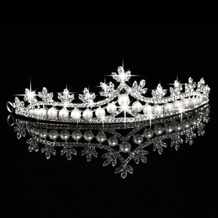Braut Perlenkrone Schmuck Haarschmuck