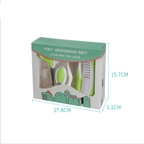 Baby-Pflege-Kit Baby persönliche Pflegeprodukte Baby Reinigung tägliche Pflege Werkzeug sieben Stück