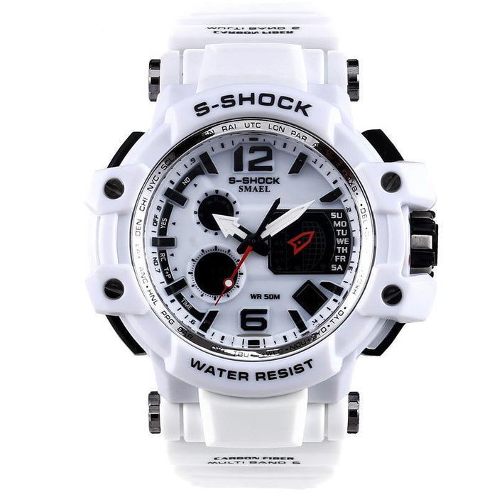Herren Sport LED Digital Wasserdicht Erdbebensichere Uhr
