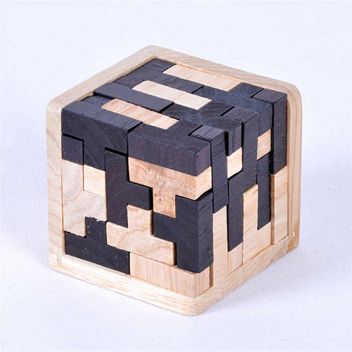 Creative 3D Puzzle Luban Interlocking Wooden Toys Early Educational Toys Puzzles