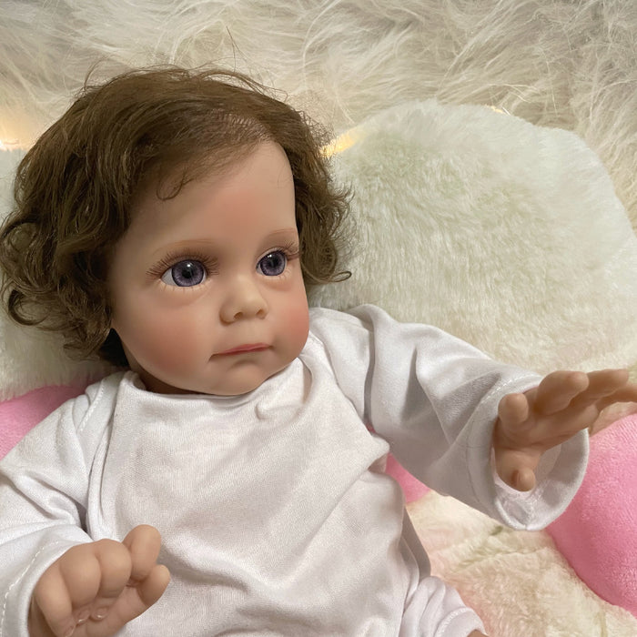 Kreatives Spielzeug Niedliche Vinyl Baby Stoff Körper Simulation Baby 45CM