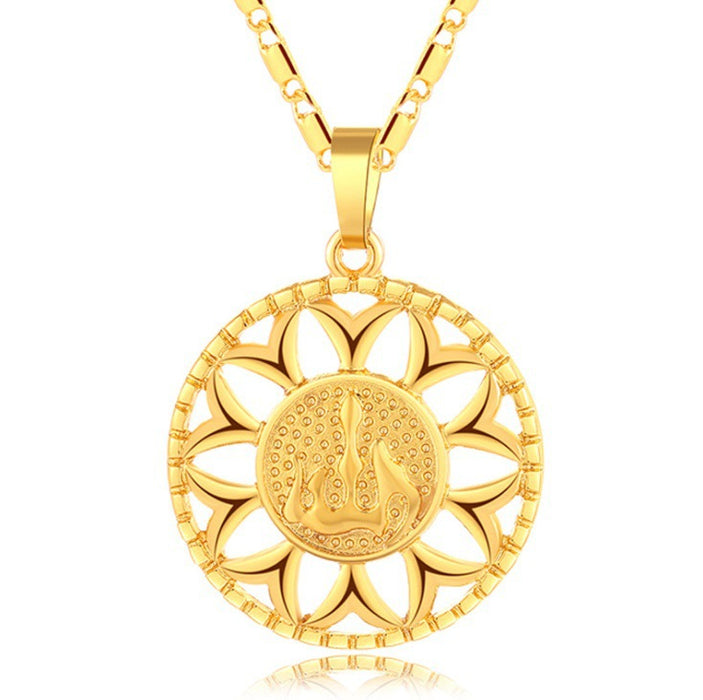 Mode Sonnenblume Halskette Schmuck für Männer und Frauen
