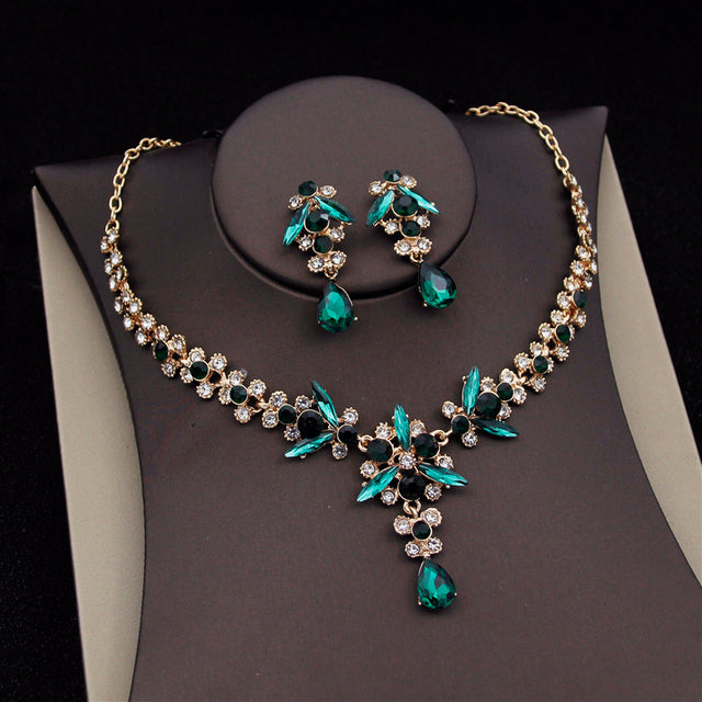 Royal Queen Brautschmuck Sets für Frauen Luxus Tiaras Crow