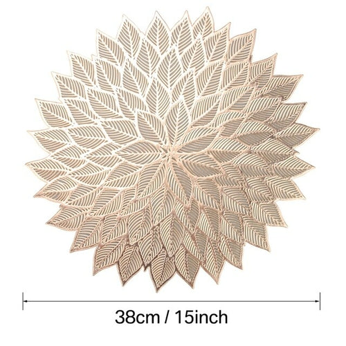 4/8pcs Pvc Löwenzahn hohl Nordic Style rutschfest Küche Tischset