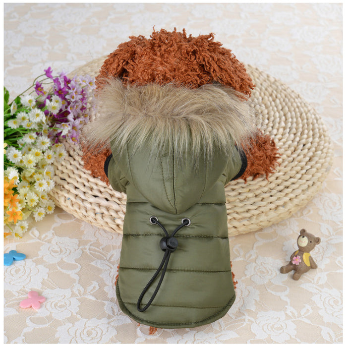 Cotton down clothing for pets