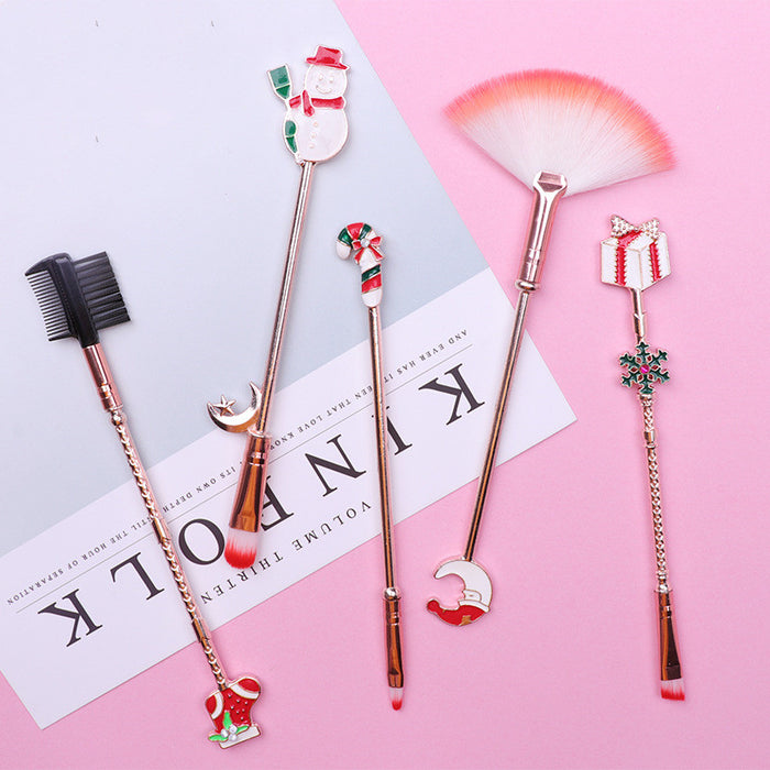 Weihnachten Elch Make-up Pinsel Set Pinsel
