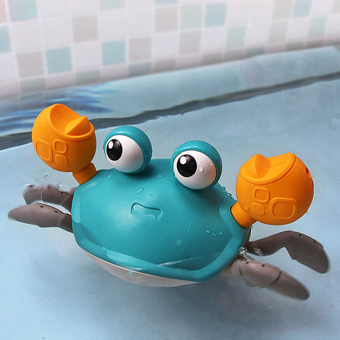 Heißer Verkauf Große Krabbe Badespielzeug Uhrwerk Baby spielen im Wasser Spielzeug Baby Badewanne Kinderspielzeug Geschenke