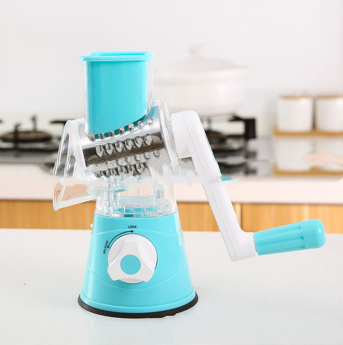 Kitchen Roll Vegetable Cutter Vertical Vegetable Cutter Rotary Grater Cutting Machine for Fruits, Vegetables and Nuts
