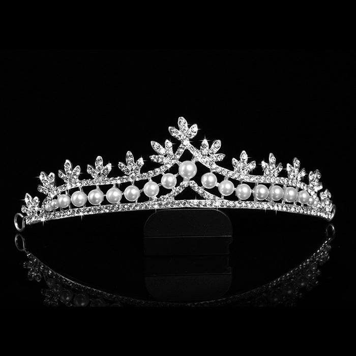 Braut Perlenkrone Schmuck Haarschmuck