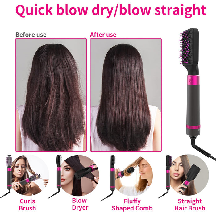 Professionelle 5 in 1 Haartrockner Bürste Trockner und Glättungsbürste Elektrische Haarstyling Werkzeug Automatische Haar Lockenwickler Beauty Supplies Gadgets