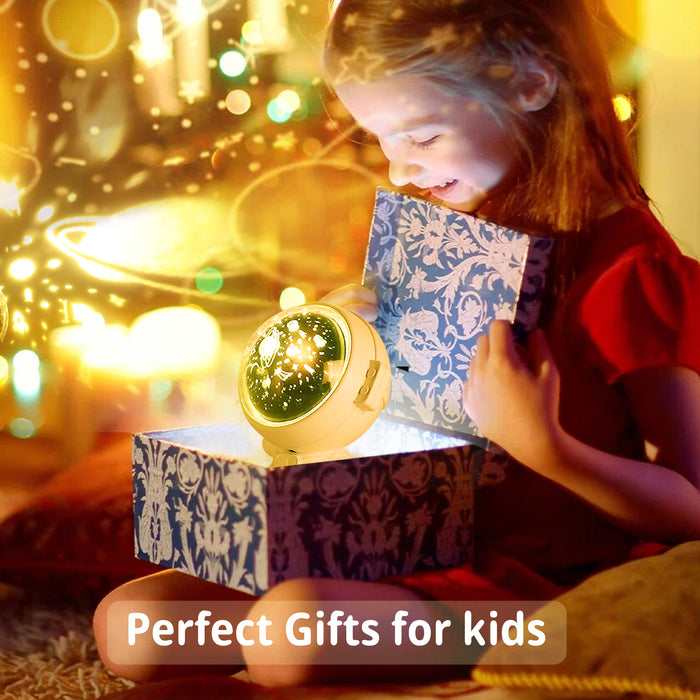 Galaxy Star Projektor Sternenhimmel Nachtlicht Astronaut Lampe Zimmer Decr Geschenk Kind Kinder Baby Weihnachten Spaceman Projektion