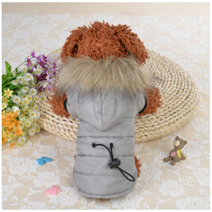Cotton down clothing for pets
