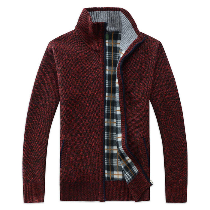 Outdoor Casual Männer Slim Pullover Warme Männer Mäntel