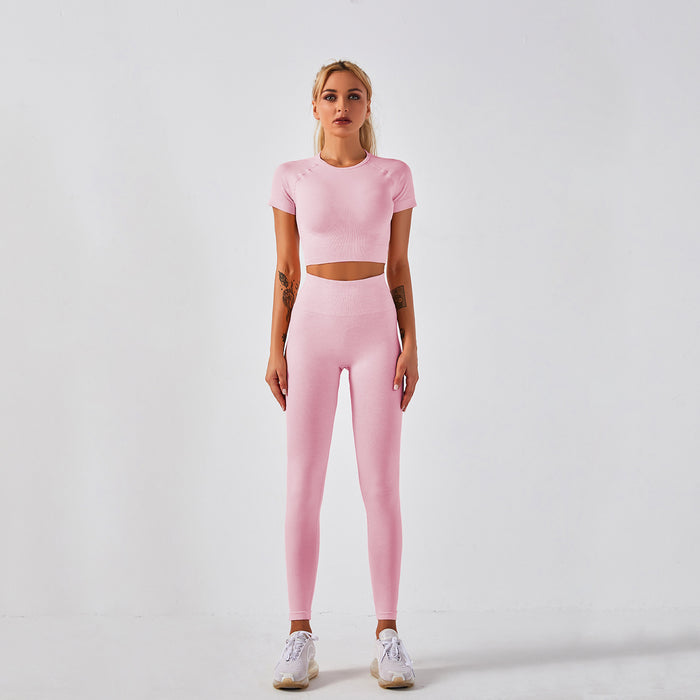 Women fitness active gym seamless botee yoga set
