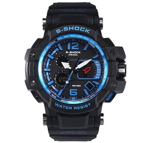 Herren Sport LED Digital Wasserdicht Erdbebensichere Uhr