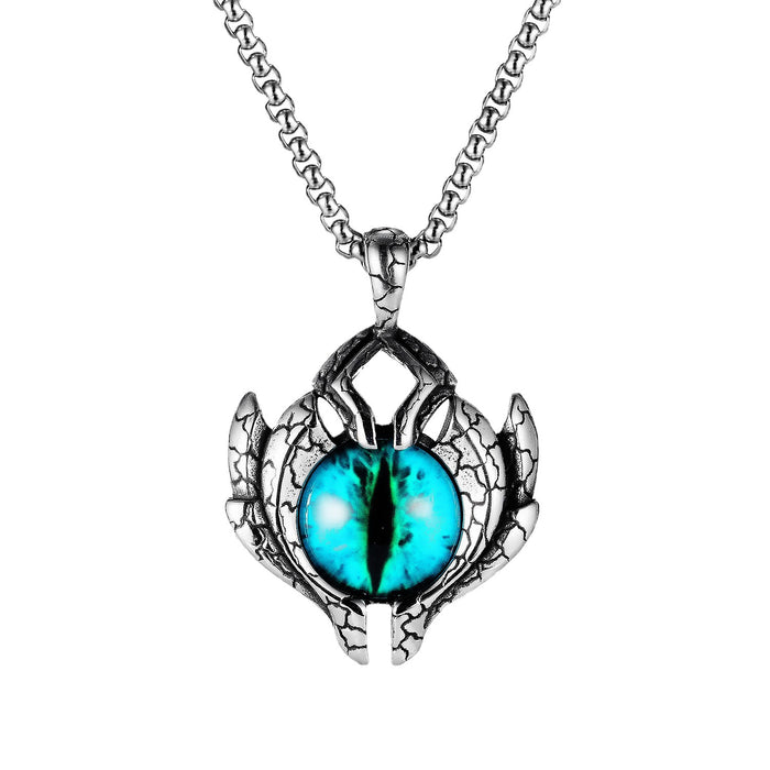 Mode Devil Eyes Edelstahl Halskette Schmuck für Männer und Frauen