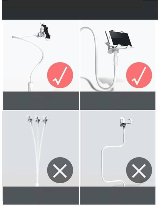 Mobile Phone Holder Lazy Mobile Phone Holder Bedside Spiral Mobile Phone Clip Lazy Holder Multi-Functional