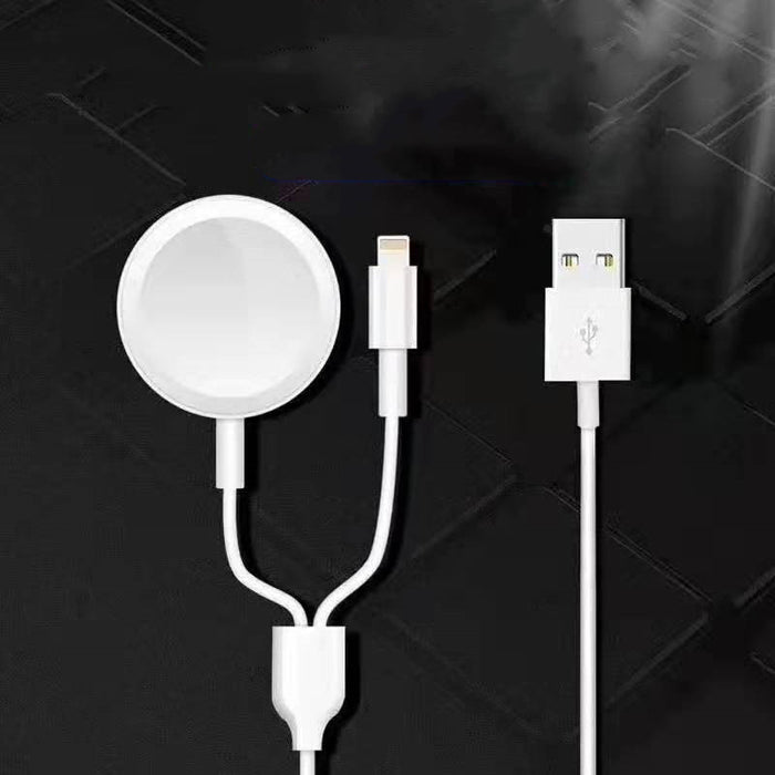 Wireless charger for magnetic wearable watch