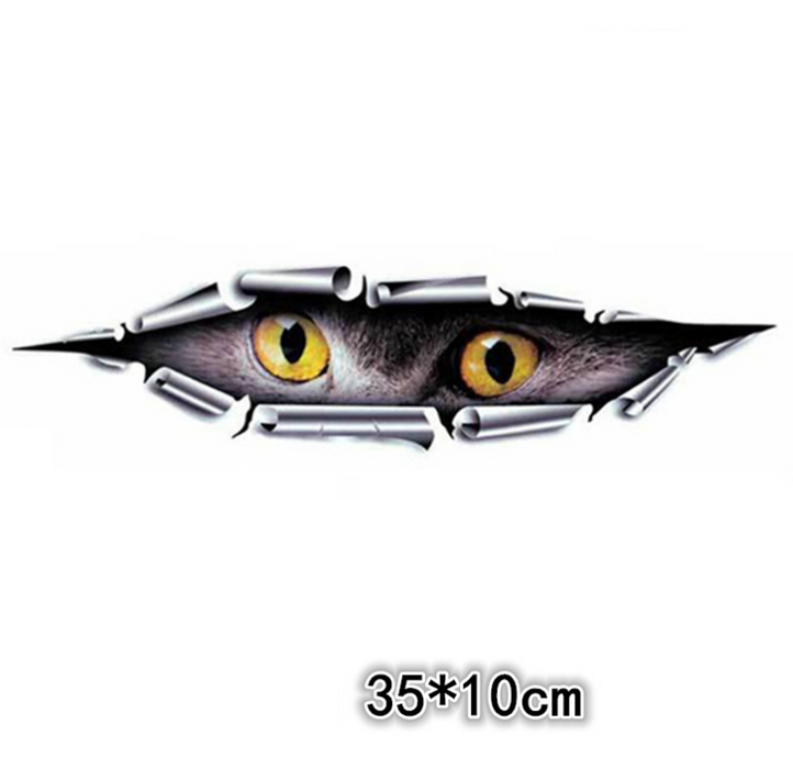 Creative Personality Funny Car Sticker Scratch Occlusion