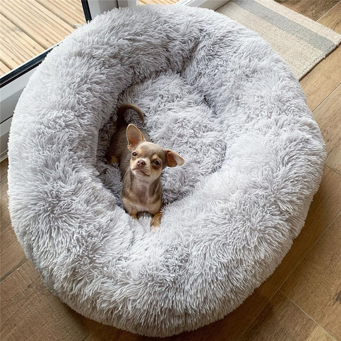Hundebett Superweich Waschbar Lang Plüsch Haustier Zwinger Tiefschlaf Hundehaus Samtmatten Sofa Für Hundekorb Haustier Katzenbett