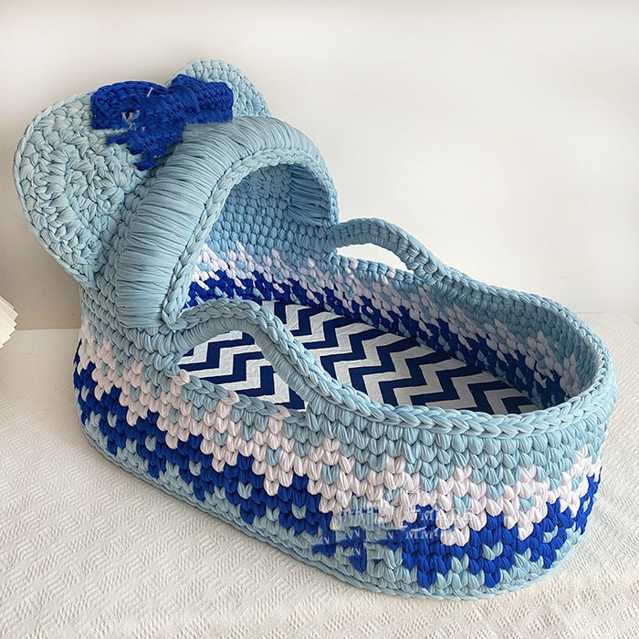 Baby bed woven material package finished product