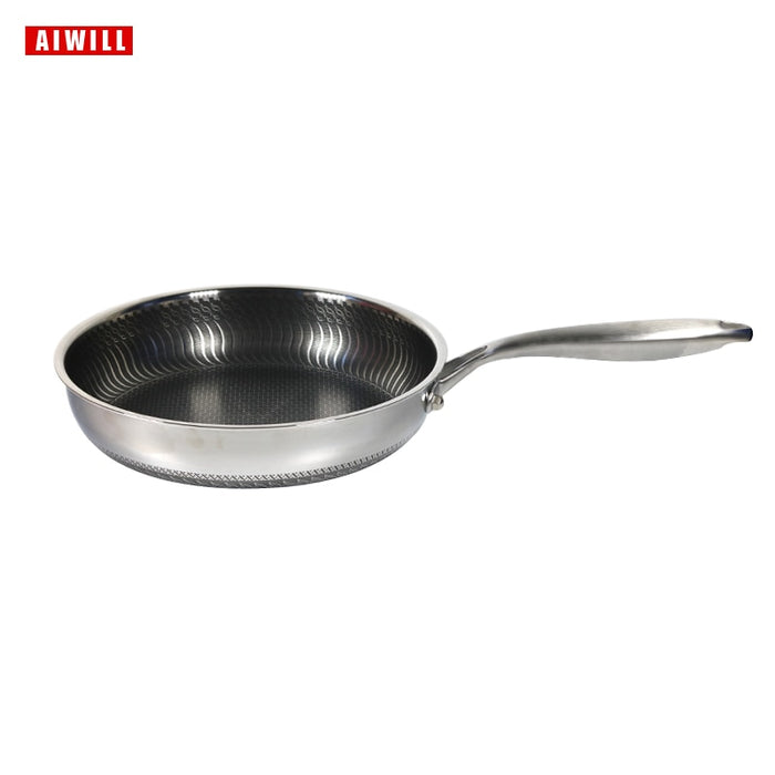AIWILL New Kitchen Hochwertige Bratpfanne aus Edelstahl 316/304