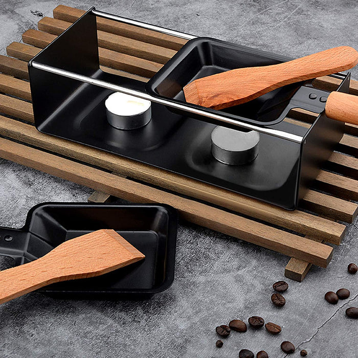 Käseschmelzer Raclette-Grill Antihaft-Raclette-Grill-Set Mini-Käse