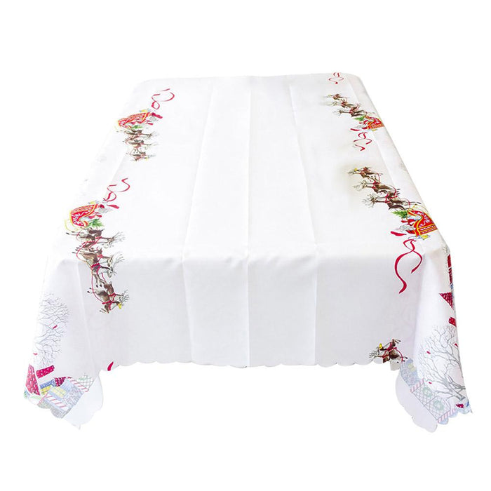 Rectangular fabric tablecloth for wedding party Christmas party